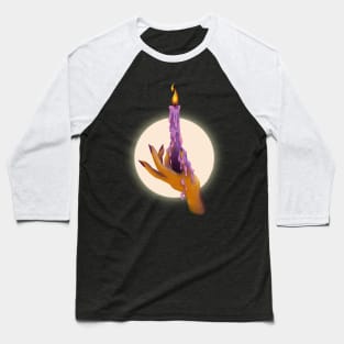 Witching Hour // Hand Dripping Candle Baseball T-Shirt